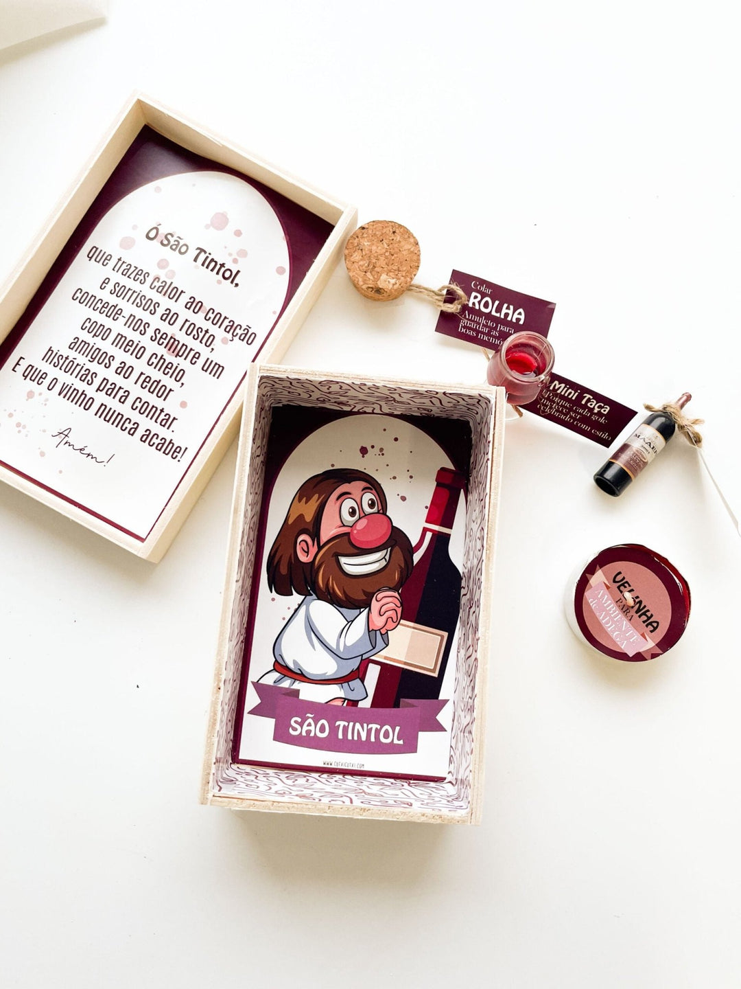 Altar do São Tintol – Celebrar a Arte de um Bom Copo de Vinho! - Cutxi Cutxi - Presentes Personalizados