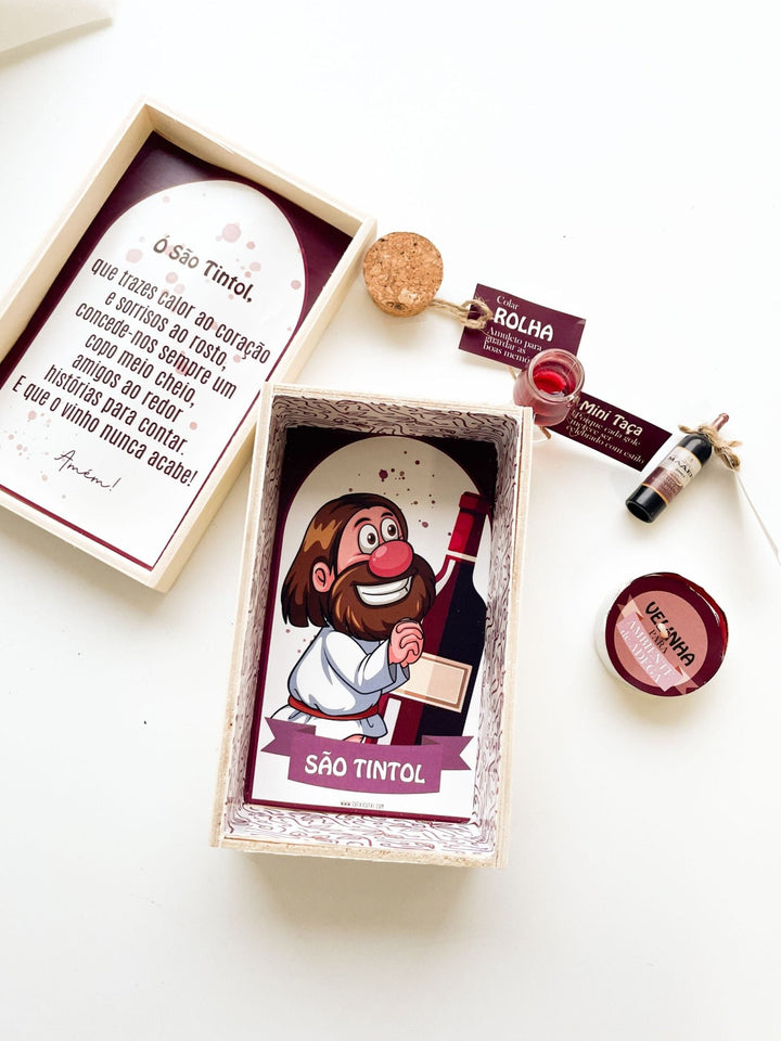Altar do São Tintol – Celebrar a Arte de um Bom Copo de Vinho! - Cutxi Cutxi - Presentes Personalizados