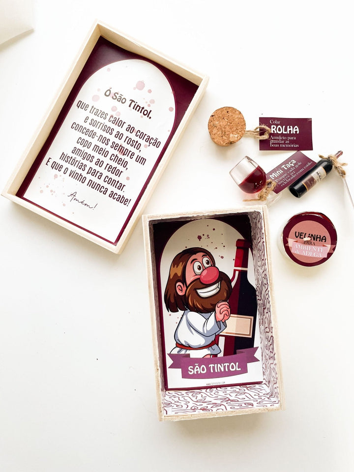Altar do São Tintol – Celebrar a Arte de um Bom Copo de Vinho! - Cutxi Cutxi - Presentes Personalizados