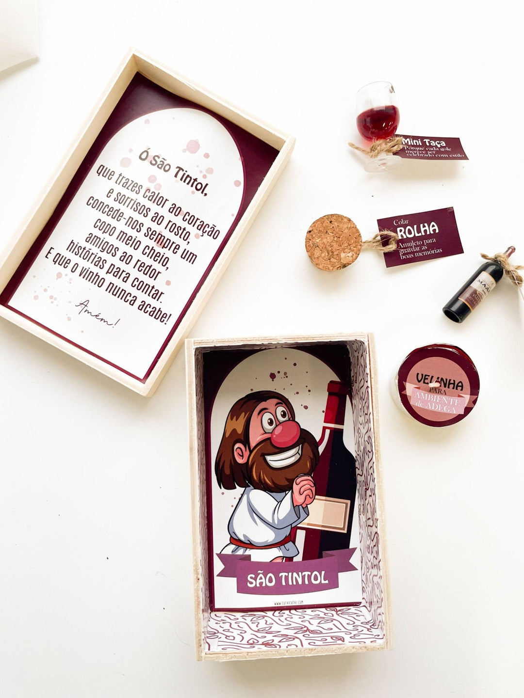 Altar do São Tintol – Celebrar a Arte de um Bom Copo de Vinho! - Cutxi Cutxi - Presentes Personalizados