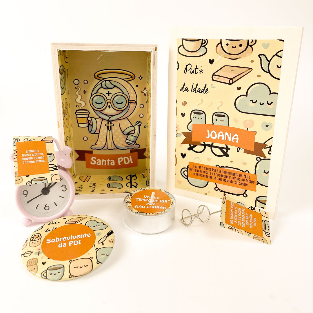 Altar à Santa PDI – Porque a Idade É um Número (e Uma Aventura)! ✨🕰️