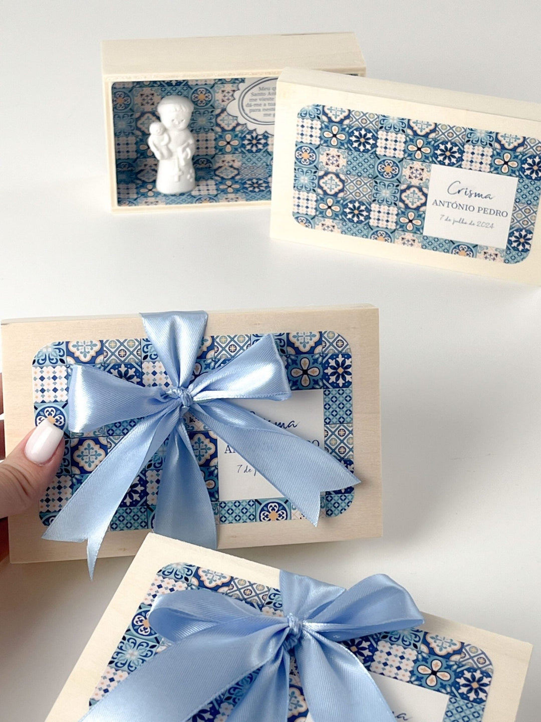 Altar Santos de Portugal - Santo António, São Pedro, São Francisco, São João - Cutxi Cutxi - Presentes Personalizados