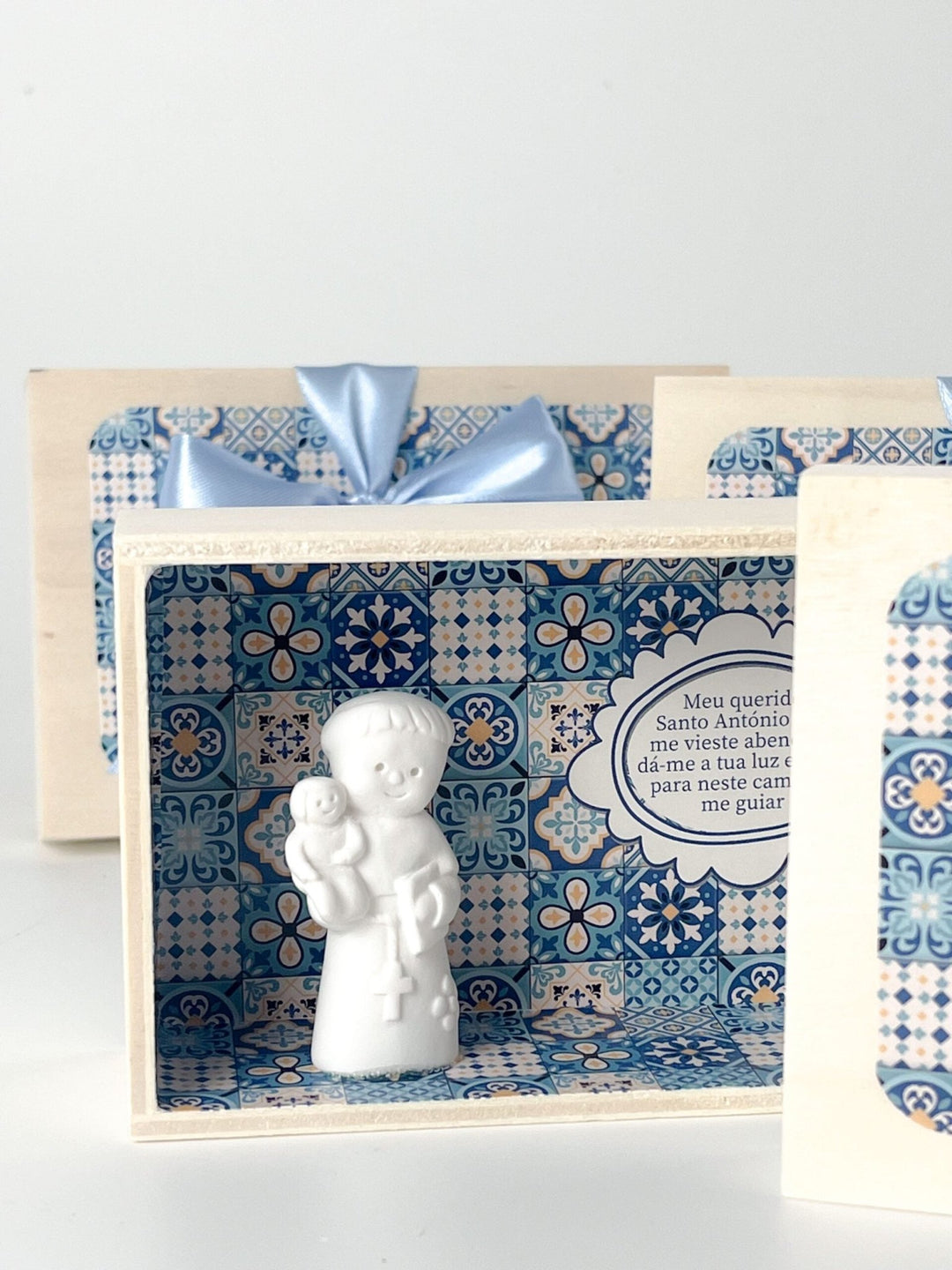 Altar Santos de Portugal - Santo António, São Pedro, São Francisco, São João - Cutxi Cutxi - Presentes Personalizados