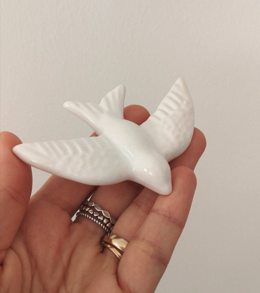 Andorinha Cerâmica sem caixa - Cutxi Cutxi - Presentes Personalizados