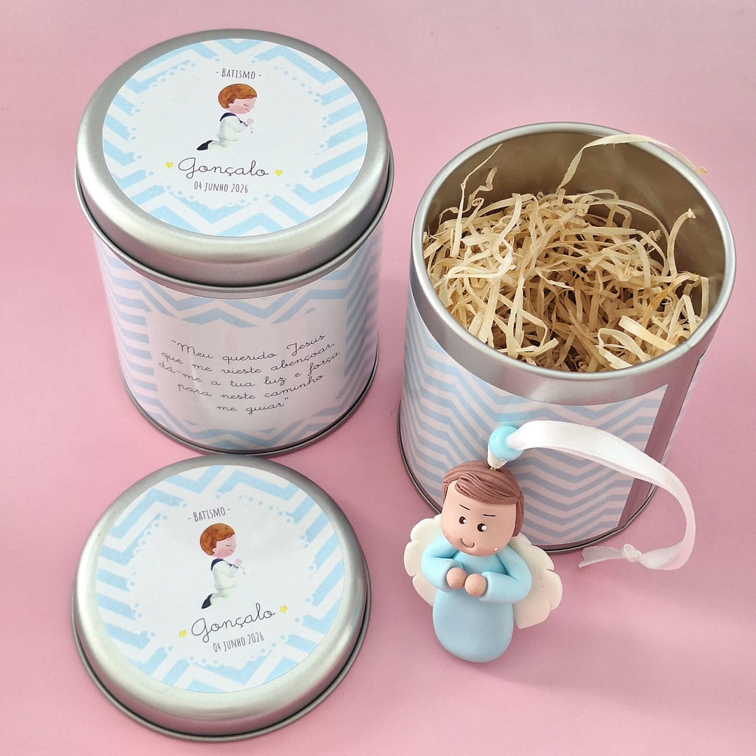 Anjos da Guarda em Porcelana, Feitos e Personalizados à Mão - Cutxi Cutxi - Presentes Personalizados