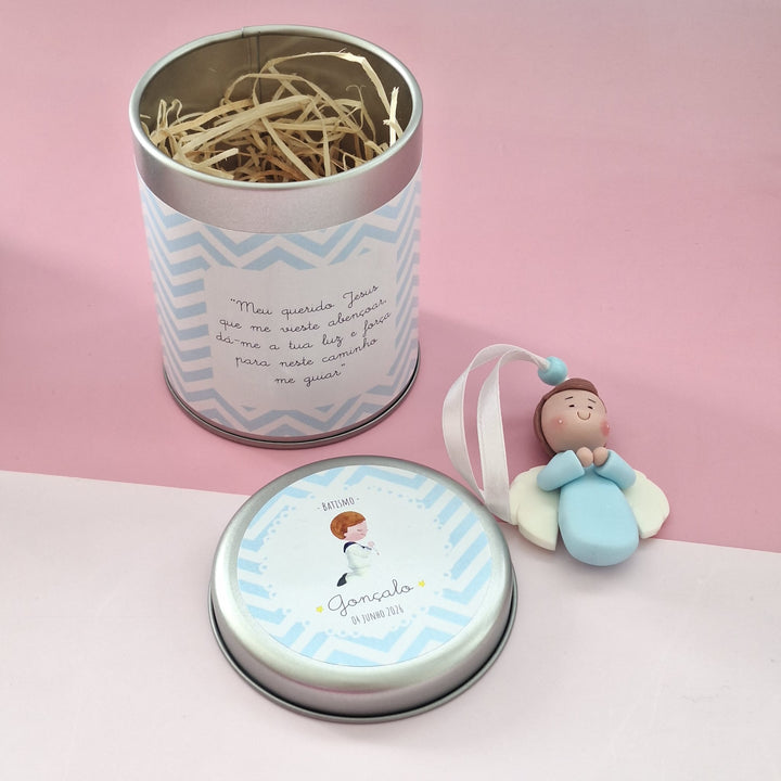 Anjos da Guarda em Porcelana, Feitos e Personalizados à Mão - Cutxi Cutxi - Presentes Personalizados