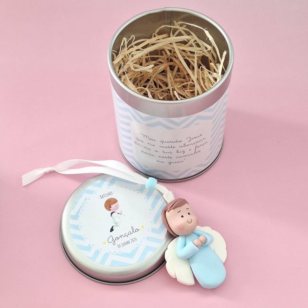 Anjos da Guarda em Porcelana, Feitos e Personalizados à Mão - Cutxi Cutxi - Presentes Personalizados