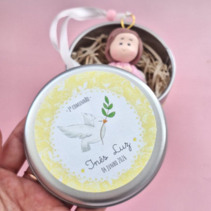 Anjos da Guarda em Porcelana, Feitos e Personalizados à Mão - Cutxi Cutxi - Presentes Personalizados