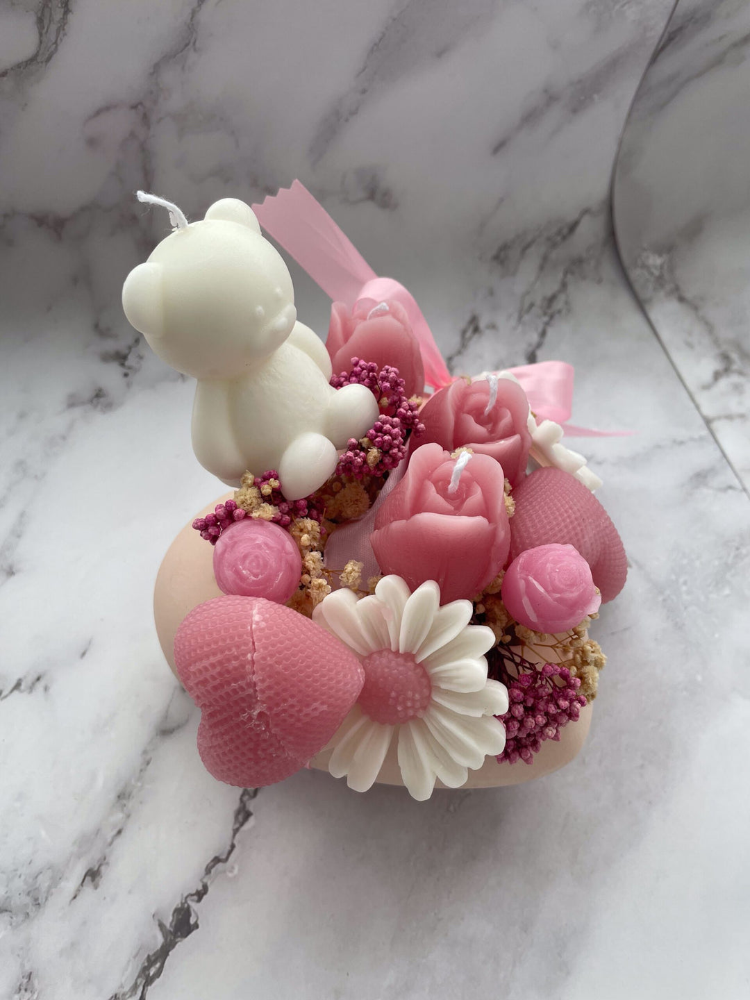 Coração Florido de Amor – O Arranjo Perfumado que Celebra Laços Inesquecíveis 🌸✨ - presente para a Mãe, Madrinha...