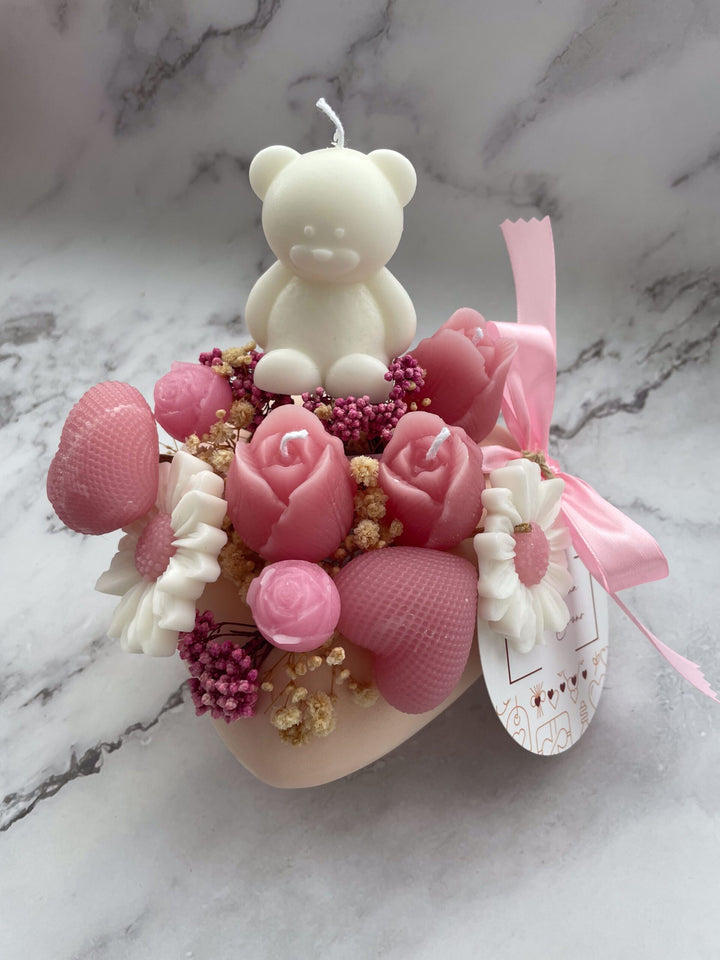 Coração Florido de Amor – O Arranjo Perfumado que Celebra Laços Inesquecíveis 🌸✨ - presente para a Mãe, Madrinha...