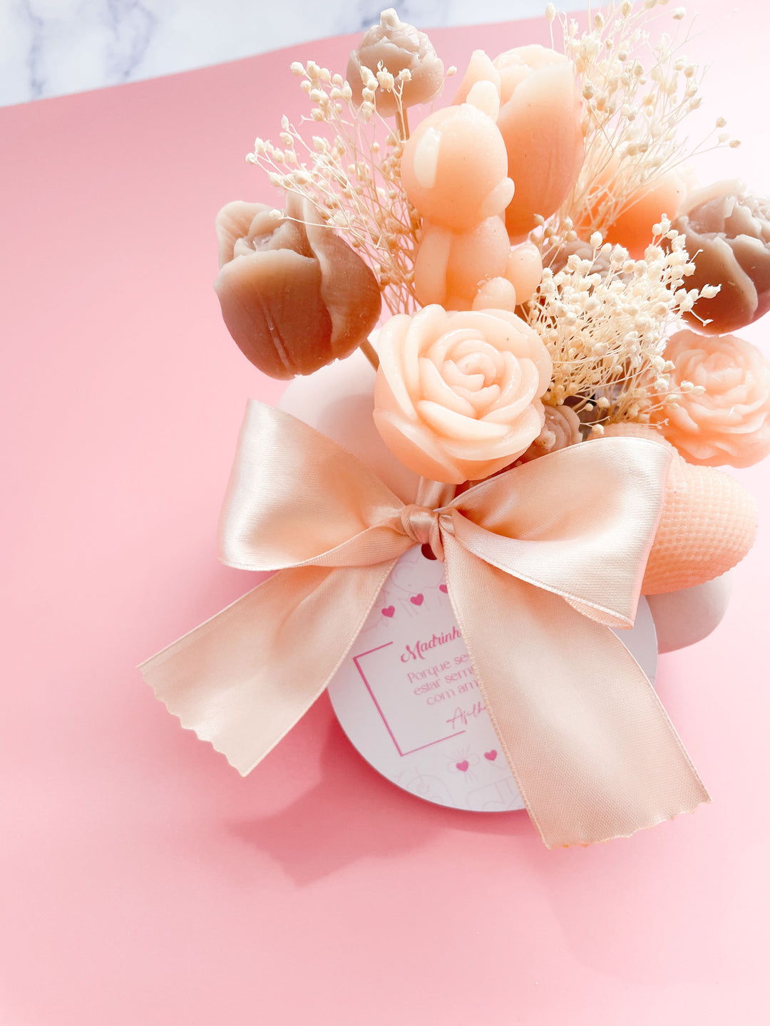 Coração Florido de Amor – O Arranjo Perfumado | presente para a Mãe, Madrinha...