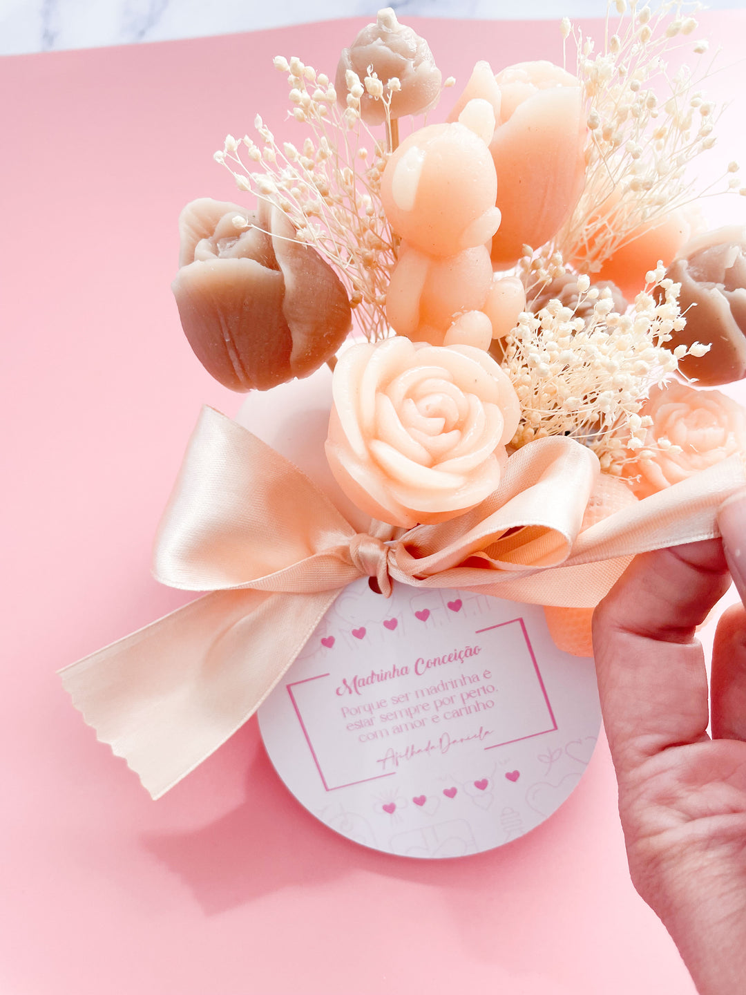 Jardim de Amor em Forma de Velas | Presente Mãe, Madrinhas