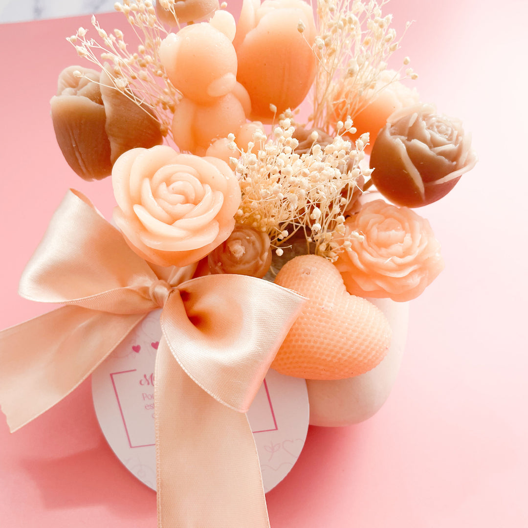 Jardim de Amor em Forma de Velas | Presente Mãe, Madrinhas