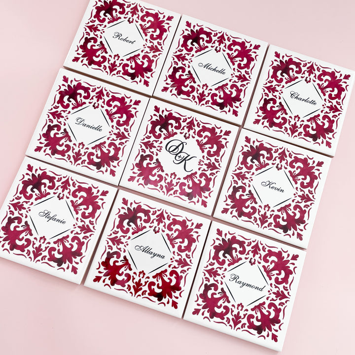 Lembrança Azulejo - casamento
