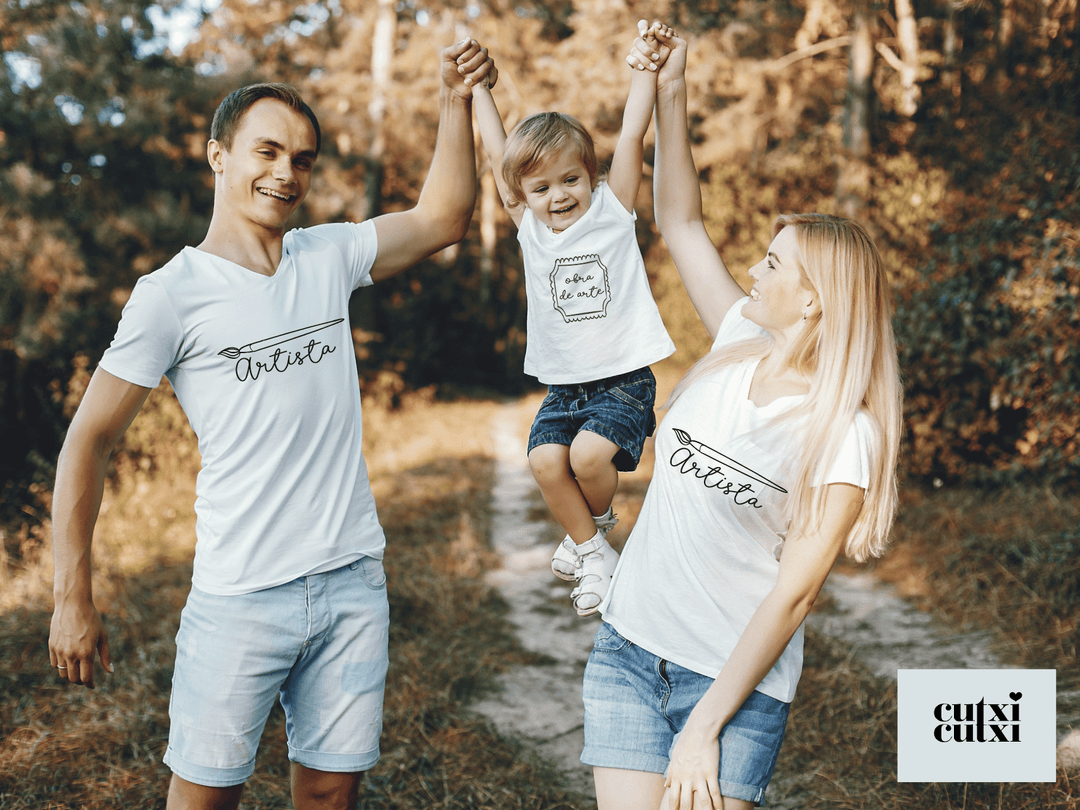 T-shirt para senhora "Artista"