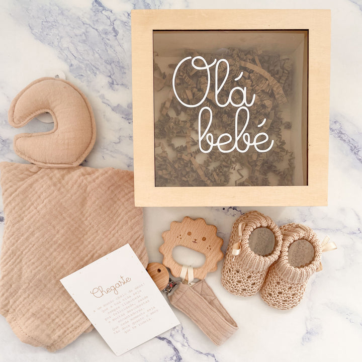 Baby Box #1 | Caixa do Bebé Personalizada com Produtos Artesanais