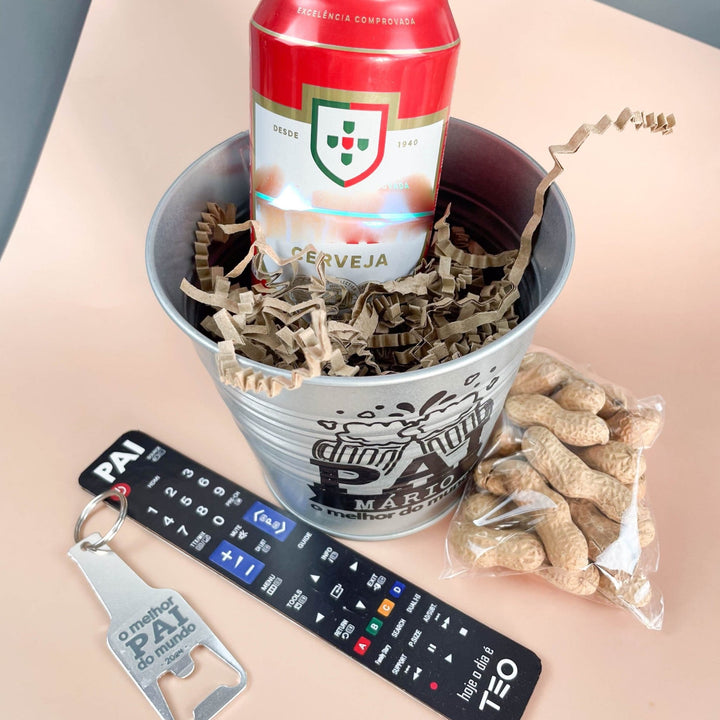 Balde presente O Descanso do Melhor Pai - Cutxi Cutxi - Presentes Personalizados