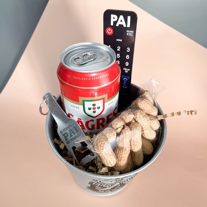 Balde presente O Descanso do Melhor Pai - Cutxi Cutxi - Presentes Personalizados