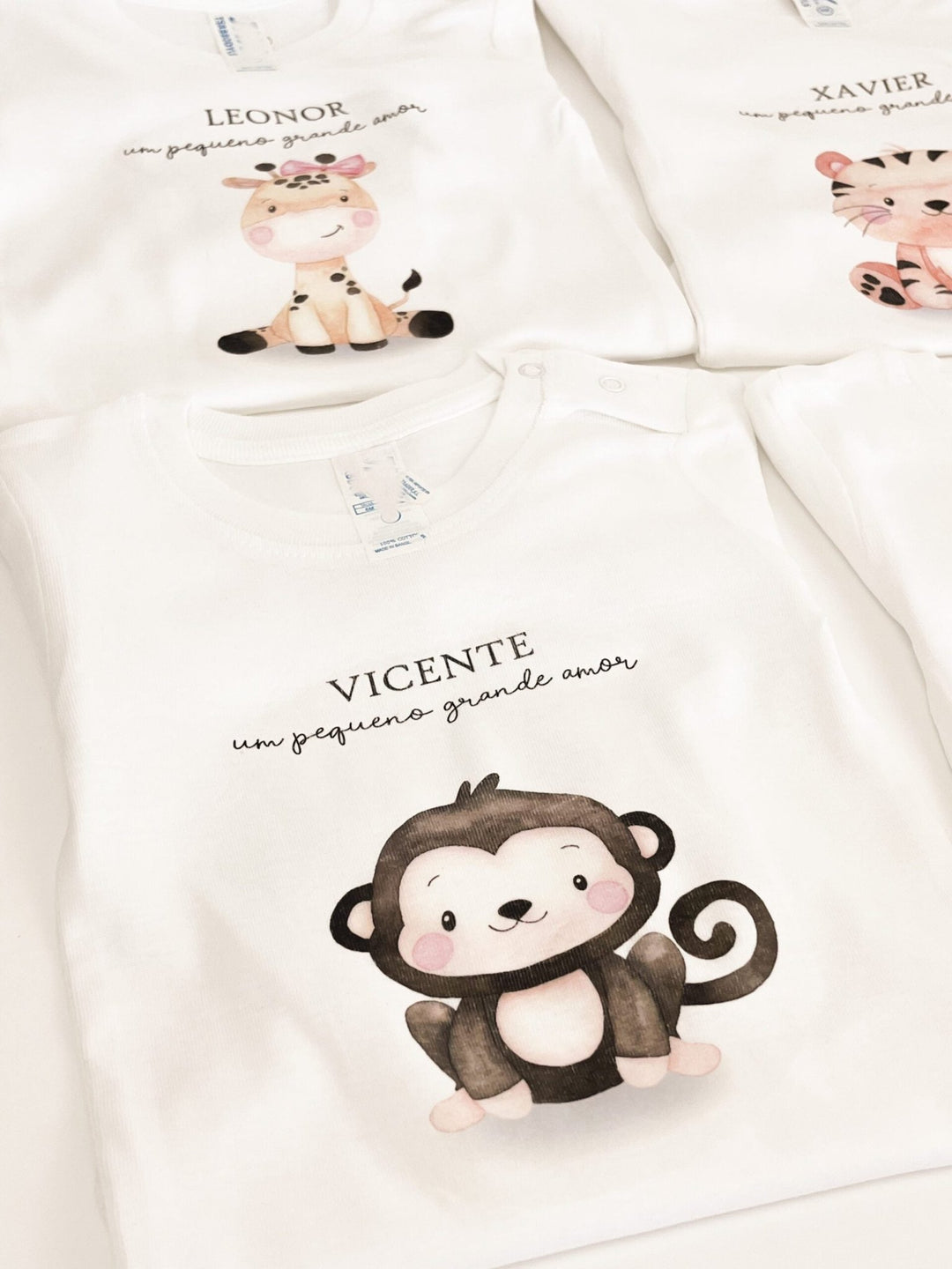 Body Animal Fofinho com Nome - Cutxi Cutxi - Presentes Personalizados