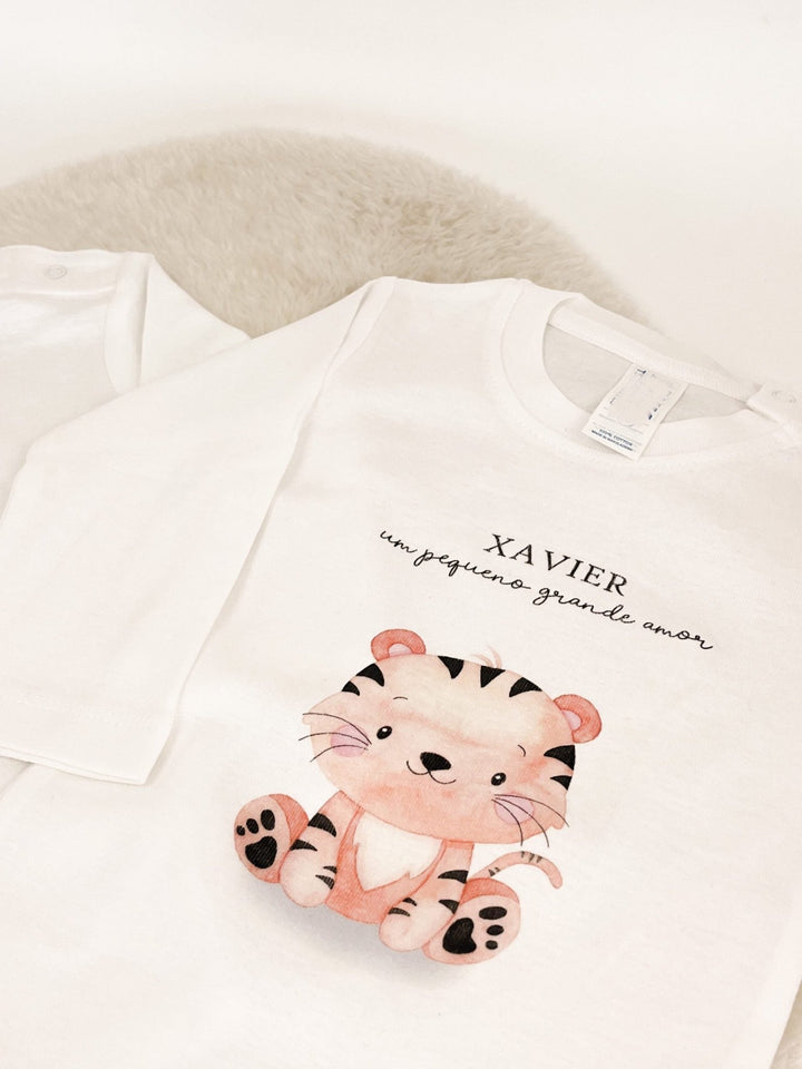 Body Animal Fofinho com Nome - Cutxi Cutxi - Presentes Personalizados
