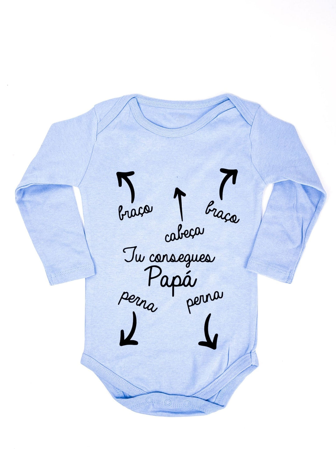 Body de Instruções para bebé - Um Guia para Papás de Primeira Viagem 👶✨ - Cutxi Cutxi - Presentes Personalizados