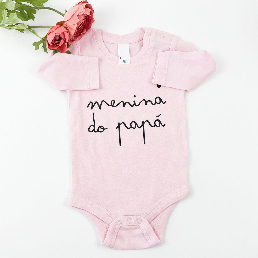 Body Menina... da mamã, do papá, da avó, do avô... - Cutxi Cutxi - Presentes Personalizados