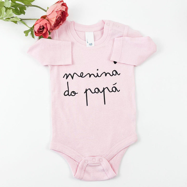 Body Menina... da mamã, do papá, da avó, do avô... - Cutxi Cutxi - Presentes Personalizados