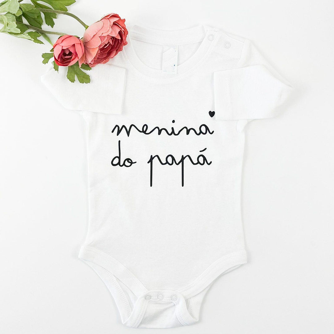 Body Menina... da mamã, do papá, da avó, do avô... - Cutxi Cutxi - Presentes Personalizados