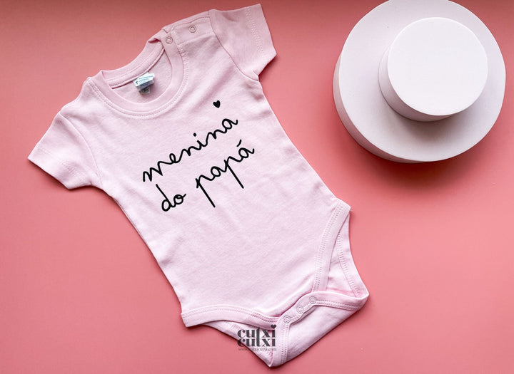 Body Menina... da mamã, do papá, da avó, do avô... - Cutxi Cutxi - Presentes Personalizados