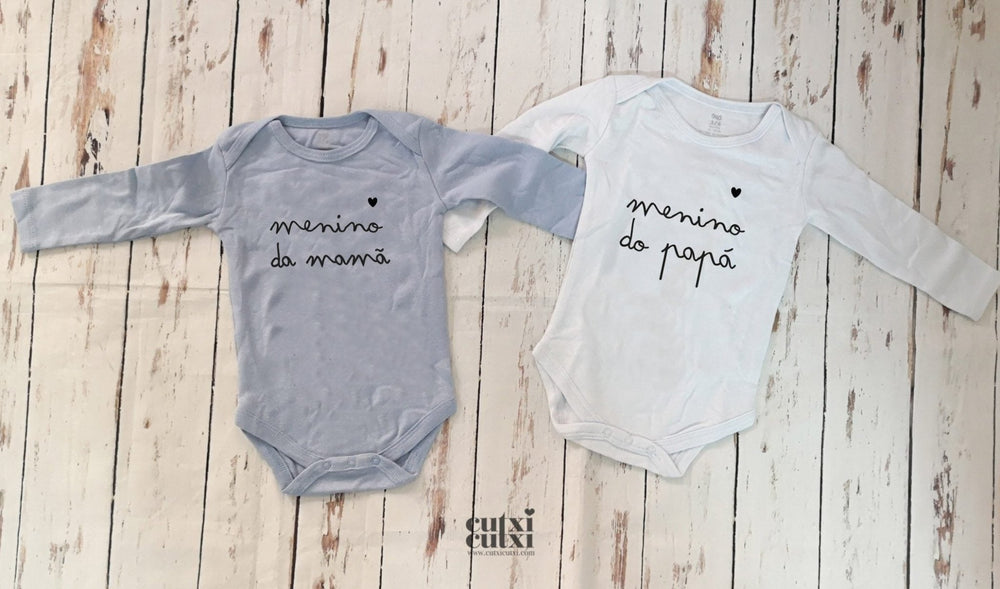 Body Menino da mamã, da avó, da tia, da madrinha - Cutxi Cutxi - Presentes Personalizados