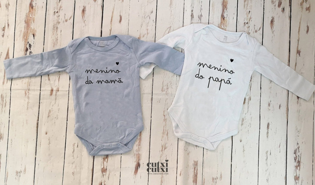 Body Menino da mamã, da avó, da tia, da madrinha - Cutxi Cutxi - Presentes Personalizados