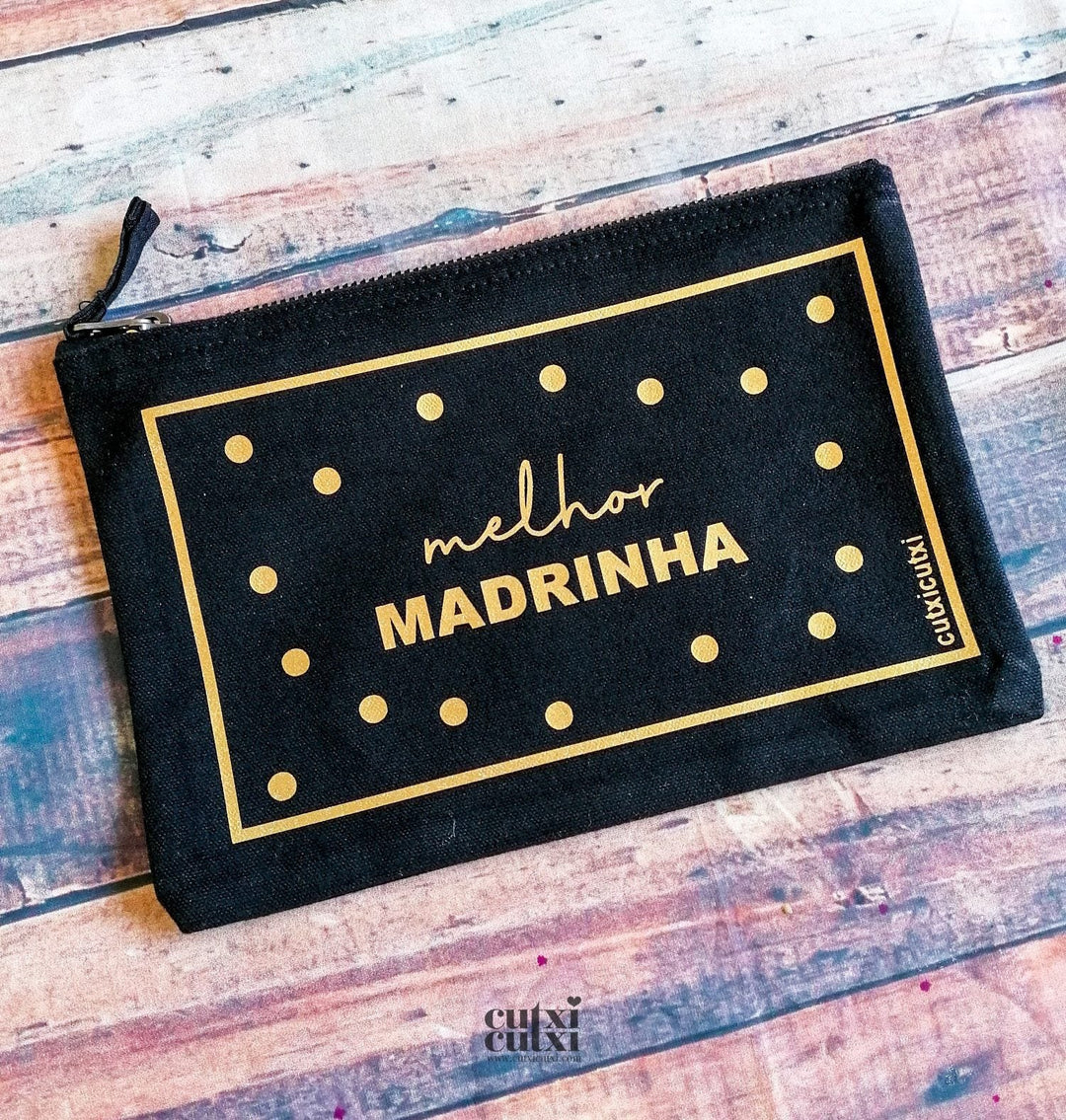 Bolsa para a Melhor Madrinha ou Dama de Honor - Cutxi Cutxi - Presentes Personalizados