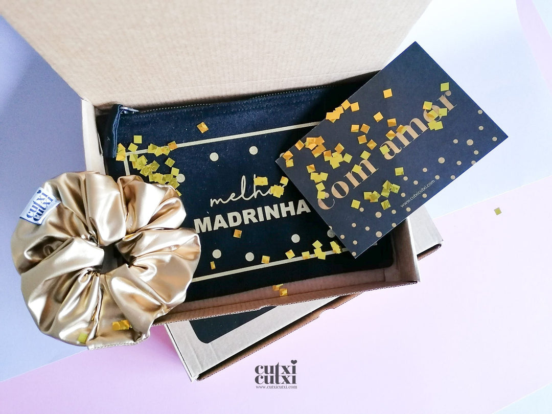Bolsa para a Melhor Madrinha ou Dama de Honor - Cutxi Cutxi - Presentes Personalizados