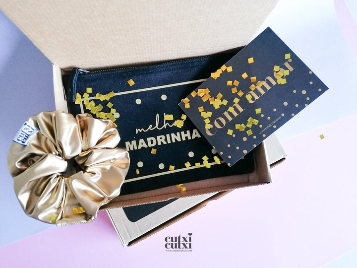 Bolsa para a Melhor Madrinha ou Dama de Honor - Cutxi Cutxi - Presentes Personalizados