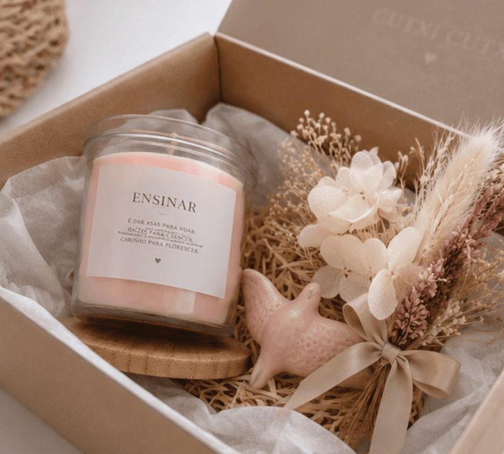 Box Asas para Voar | Presente para Quem Ensina com o Coração - Cutxi Cutxi - Presentes Personalizados