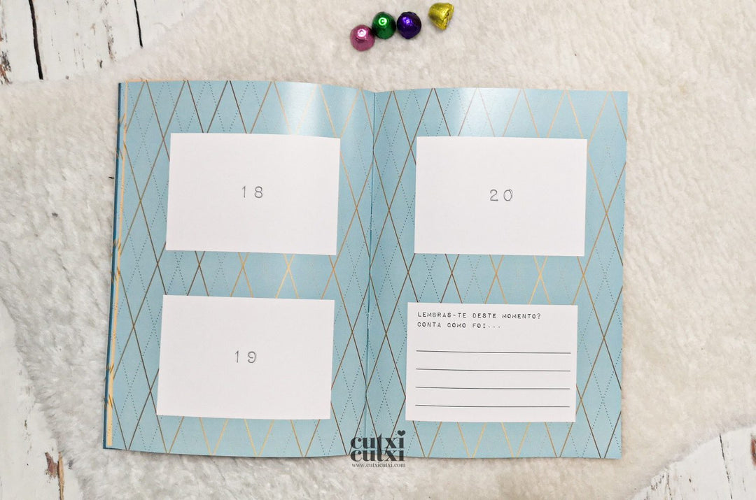 Caderneta para o AVÔ em pequenos cromos - Cutxi Cutxi - Presentes Personalizados