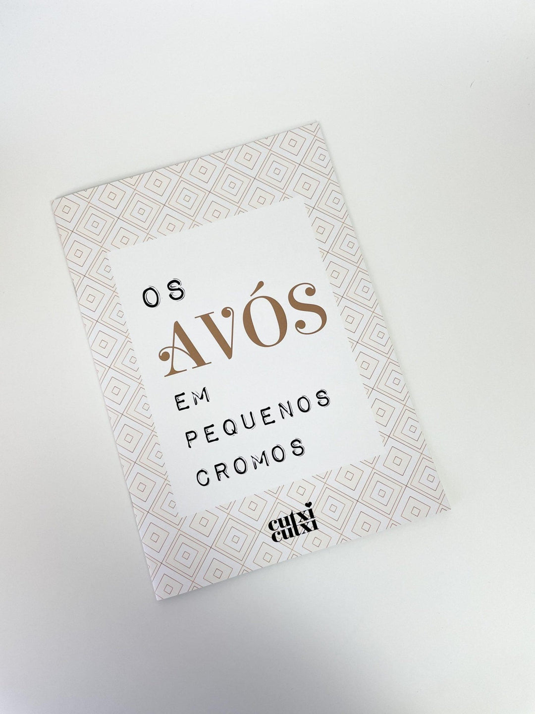 Caderneta para os AVÓS em pequenos cromos - Cutxi Cutxi - Presentes Personalizados