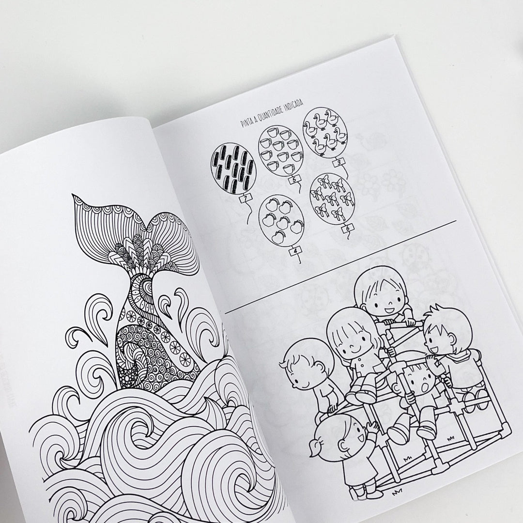 Caderninhos para Pintar com ilustração personalizada (Ofertas de Casamento, Batizados) - Cutxi Cutxi - Presentes Personalizados