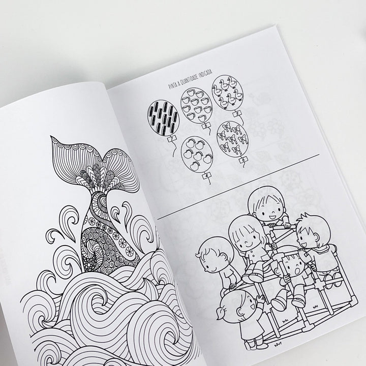 Caderninhos para Pintar com ilustração personalizada (Ofertas de Casamento, Batizados) - Cutxi Cutxi - Presentes Personalizados