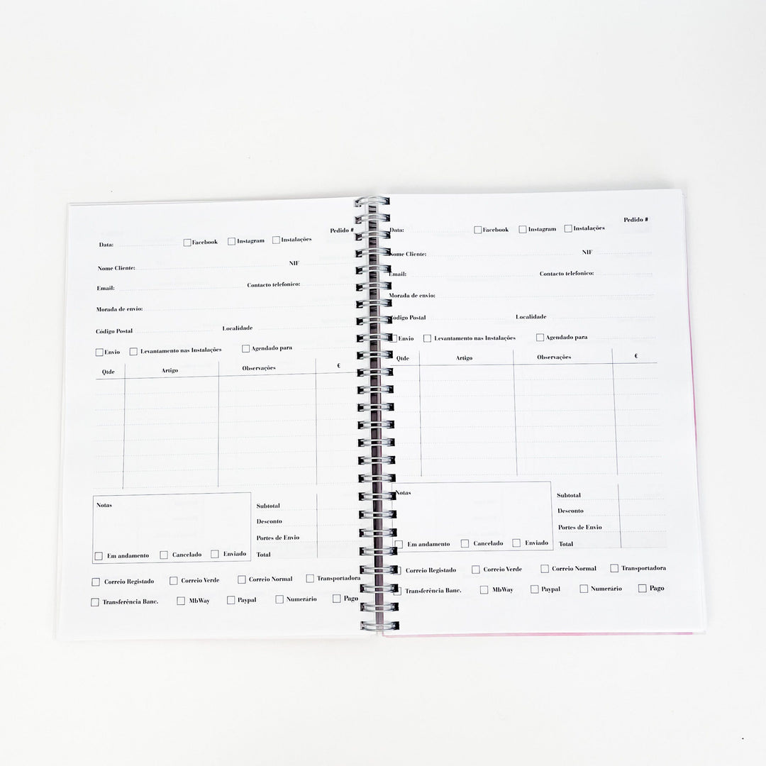 Super Caderno de encomendas A5