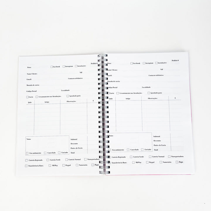 Super Caderno de encomendas A5