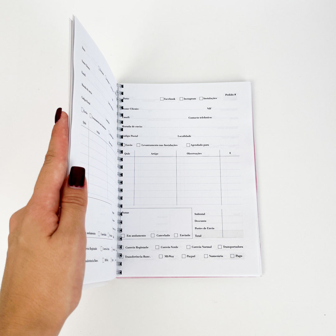 Super Caderno de encomendas A5
