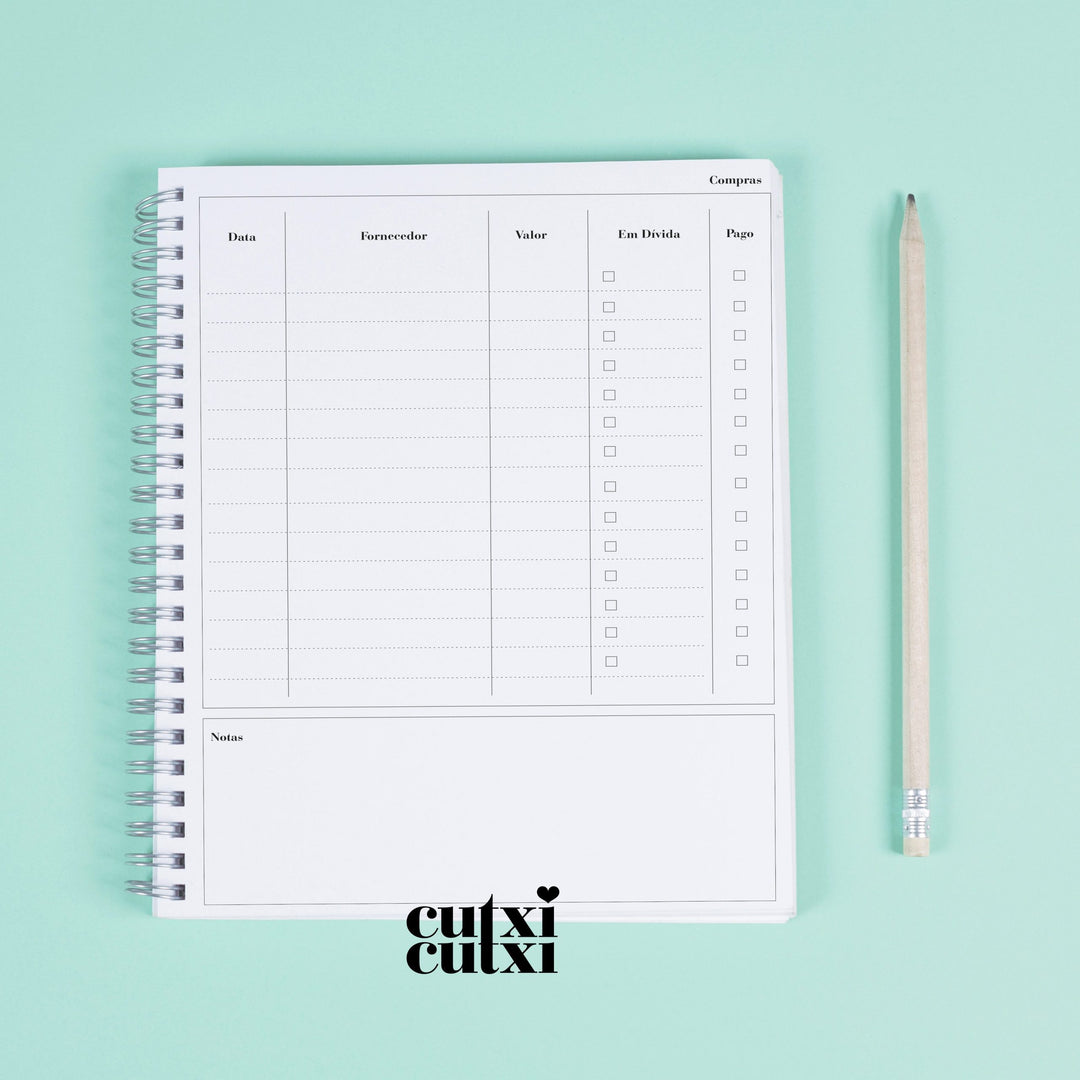 Super Caderno de encomendas A5