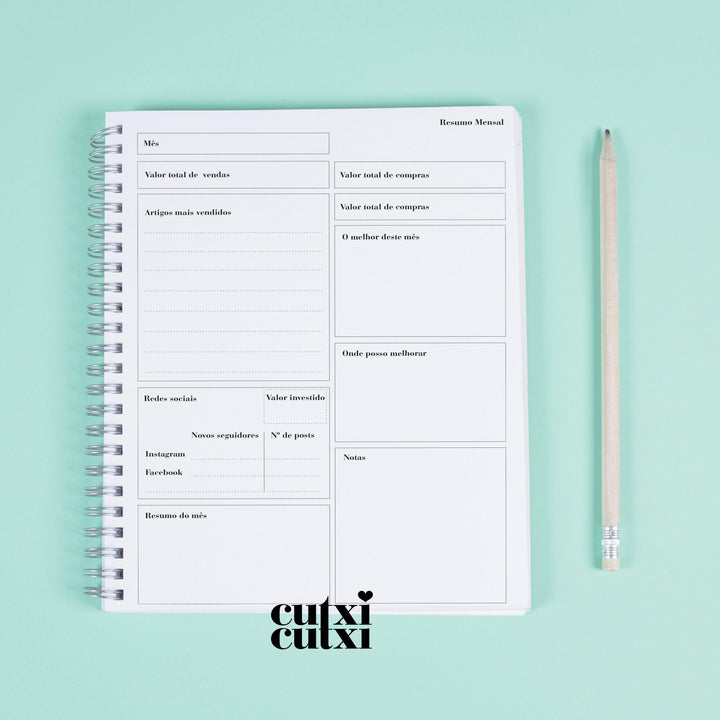 Super Caderno de encomendas A5