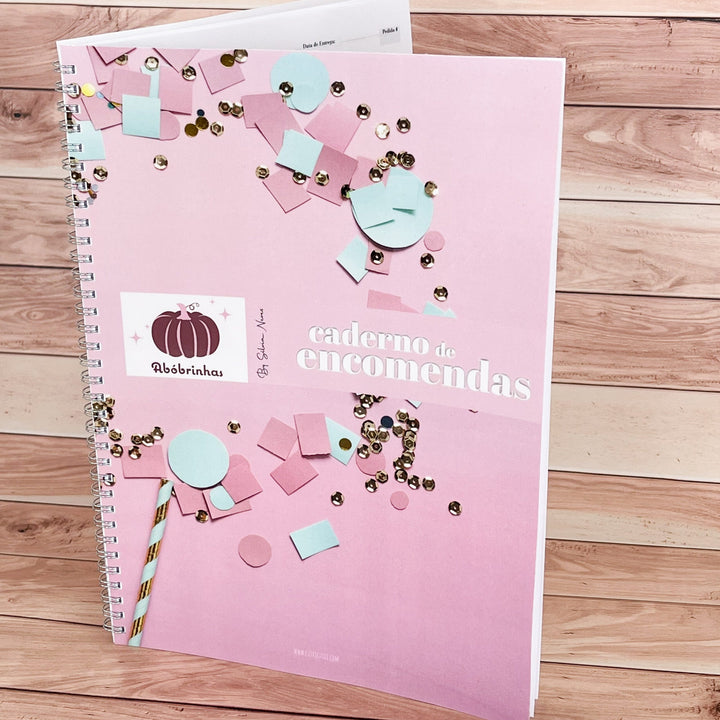 Caderno de encomendas A4