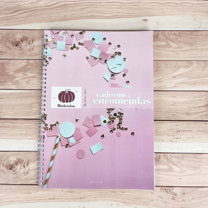 Caderno de encomendas A4