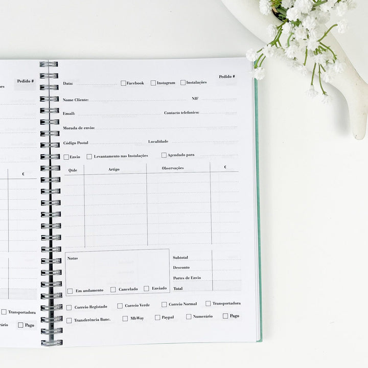 Super Caderno de encomendas A5