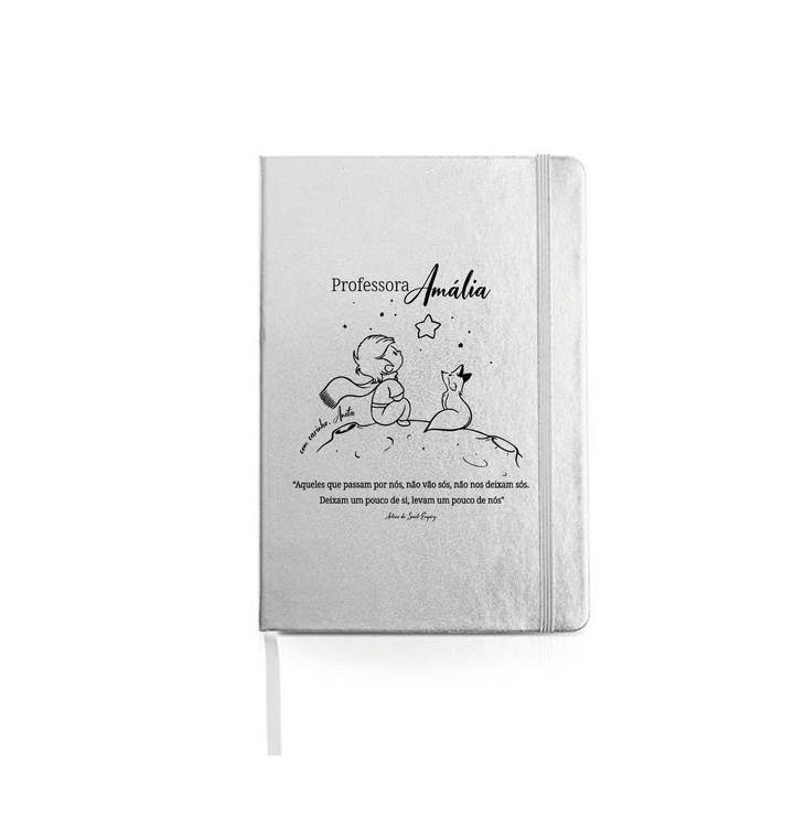 Caderno personalizado O Principezinho - Cutxi Cutxi - Presentes Personalizados