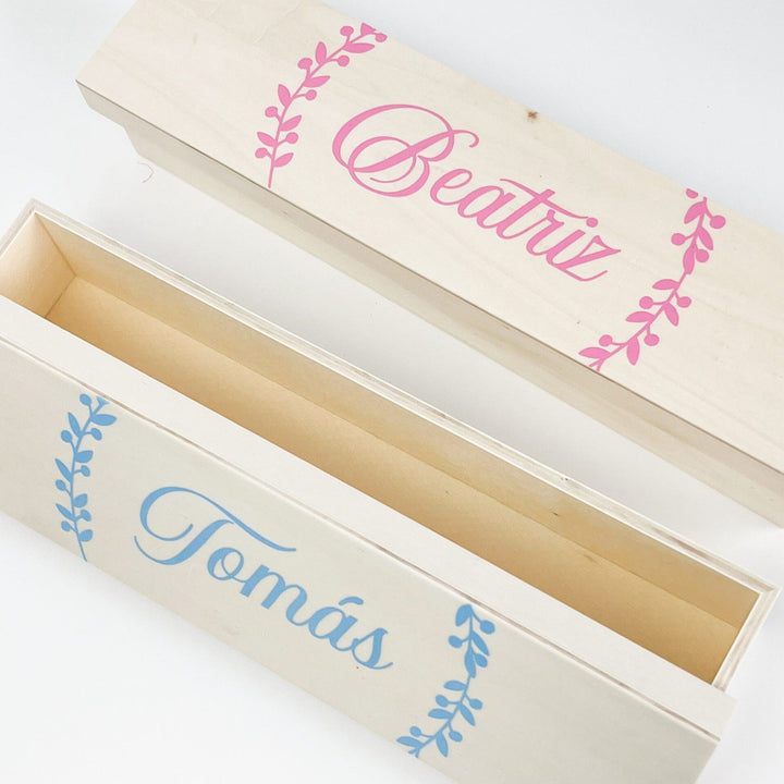 Caixa Batizado DELUX NATURE para vela - Cutxi Cutxi - Presentes Personalizados