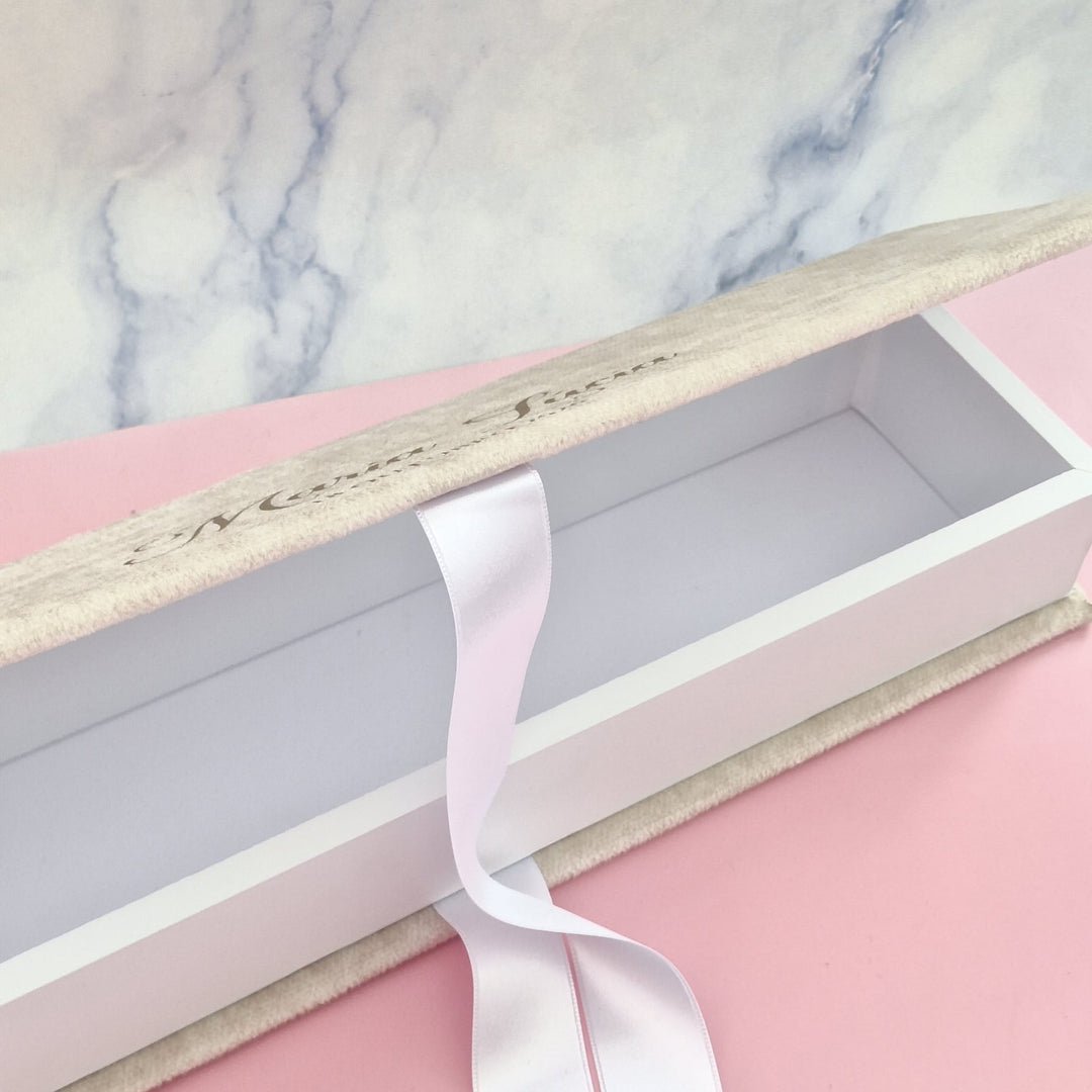 Caixa Batizado VELUDO PREMIUM para Vela - Cutxi Cutxi - Presentes Personalizados